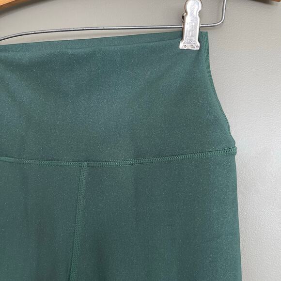 Carbon38 Shine Powder 7/8 Leggings Evergreen Size XS High Waisted Shimmer Gym - Picture 9 of 16